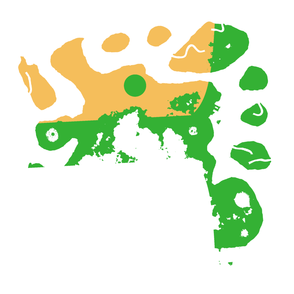 Biome Rust Map: Procedural Map, Size: 3500, Seed: 2986162