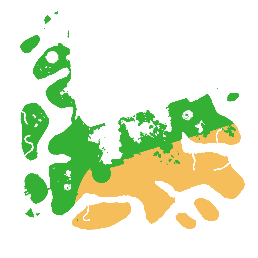 Biome Rust Map: Procedural Map, Size: 3700, Seed: 2393509