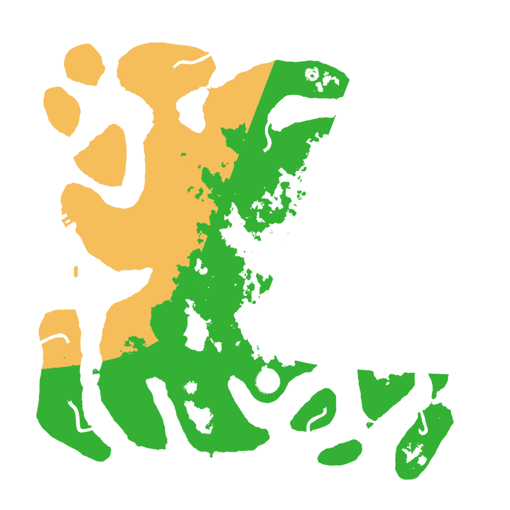 Biome Rust Map: Procedural Map, Size: 3700, Seed: 4885780