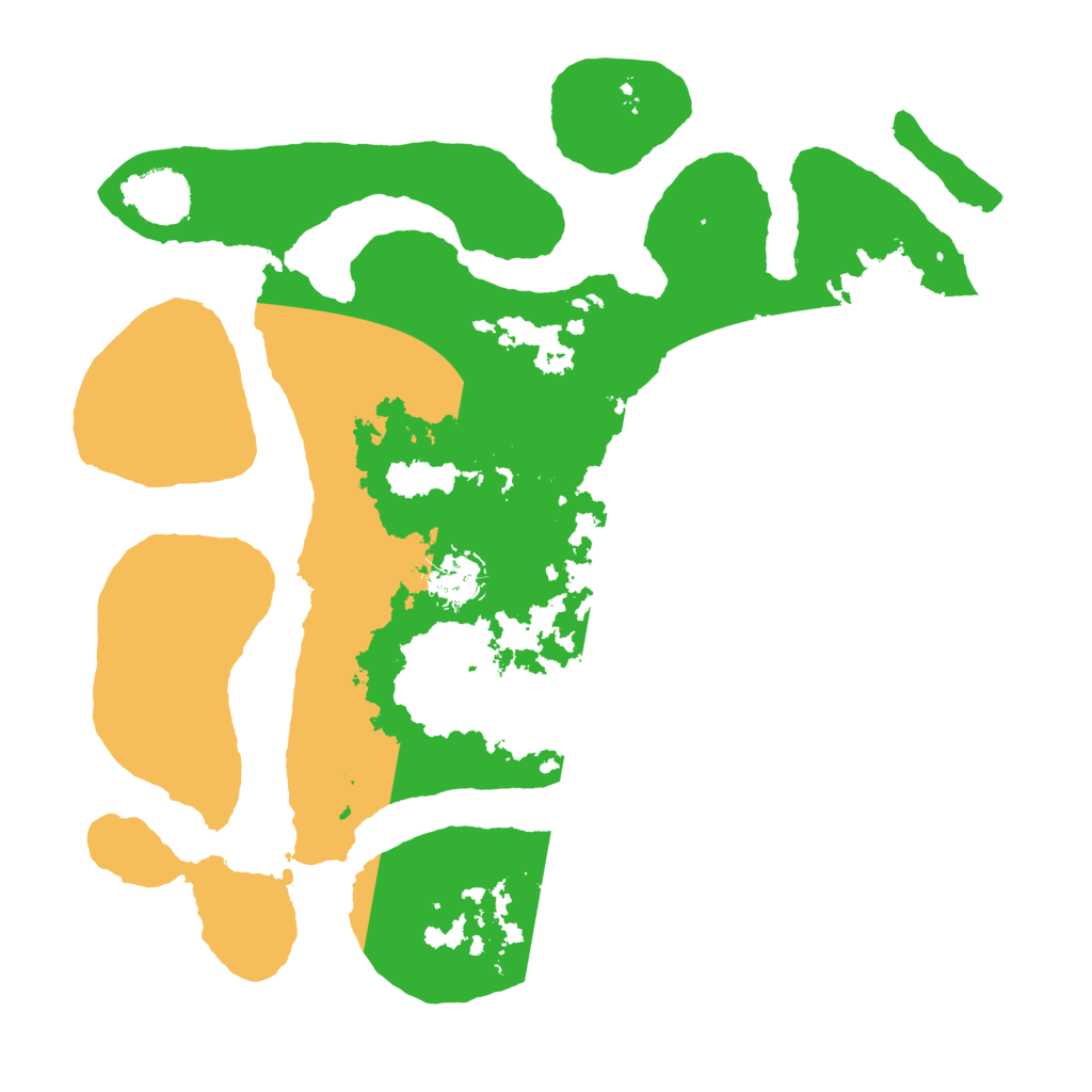 Biome Rust Map: Barren, Size: 3500, Seed: 5459418