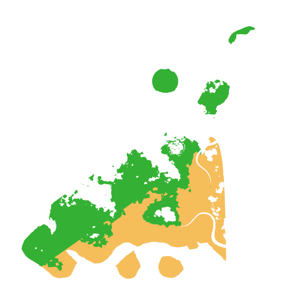 Biome Rust Map: Procedural Map, Size: 3500, Seed: 364764504