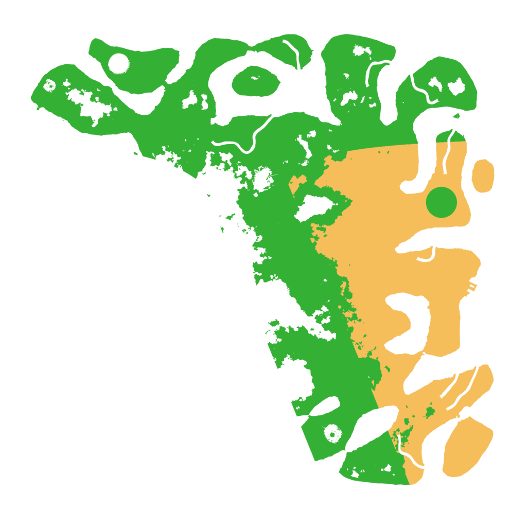 Biome Rust Map: Procedural Map, Size: 4500, Seed: 8868