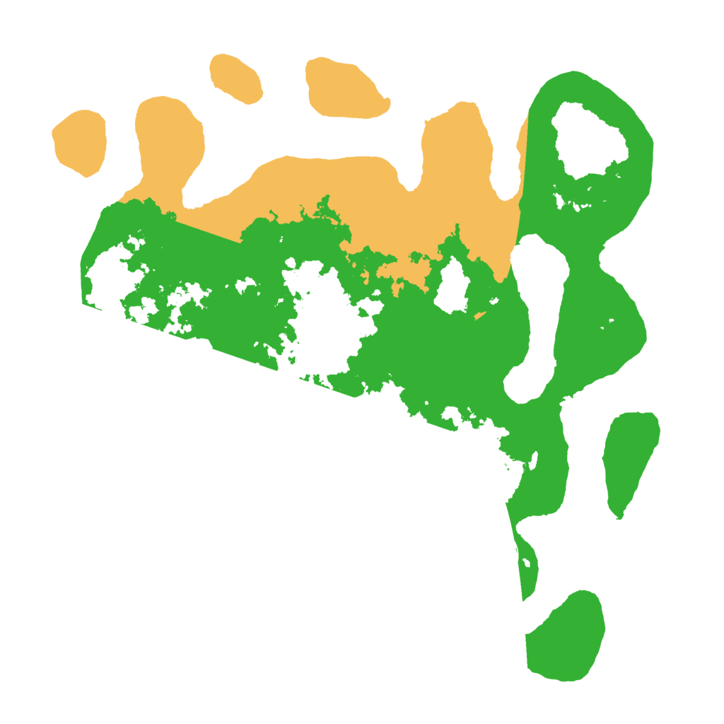 Biome Rust Map: Barren, Size: 3500, Seed: 244477