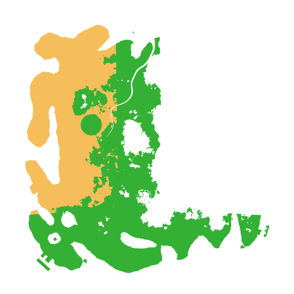 Biome Rust Map: Procedural Map, Size: 3700, Seed: 3329466