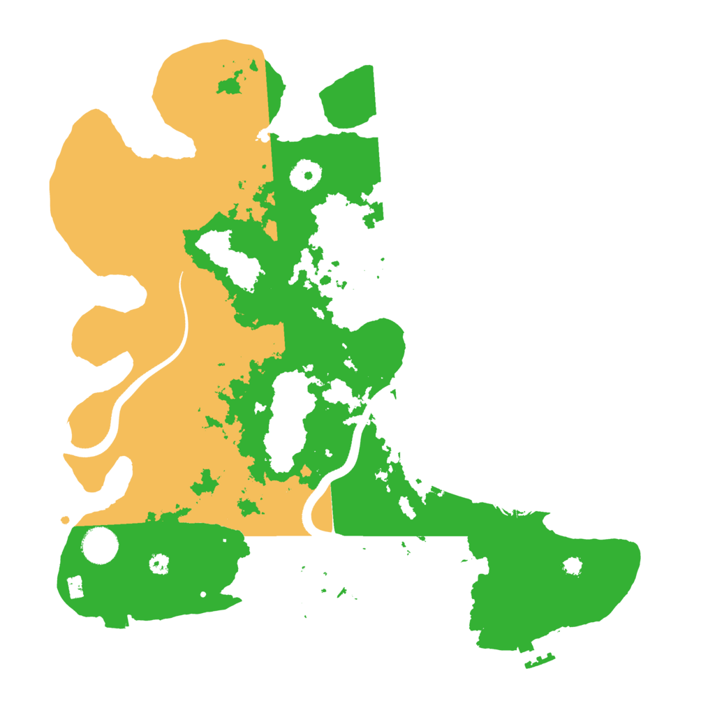 Biome Rust Map: Procedural Map, Size: 3500, Seed: 5125970