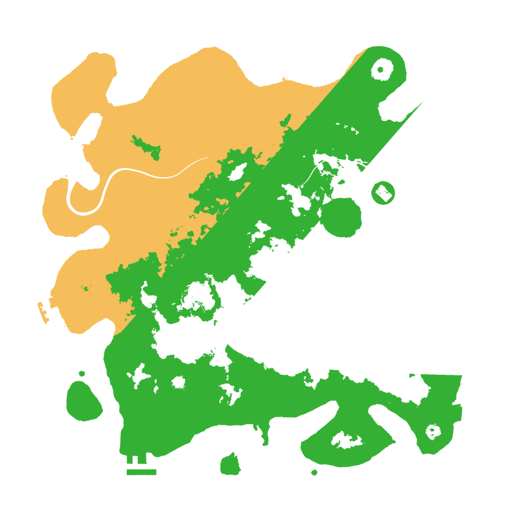 Biome Rust Map: Procedural Map, Size: 3500, Seed: 2784581