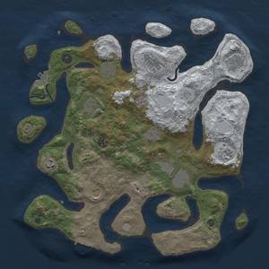 Thumbnail Rust Map: Procedural Map, Size: 3850, Seed: 772562763, 20 Monuments