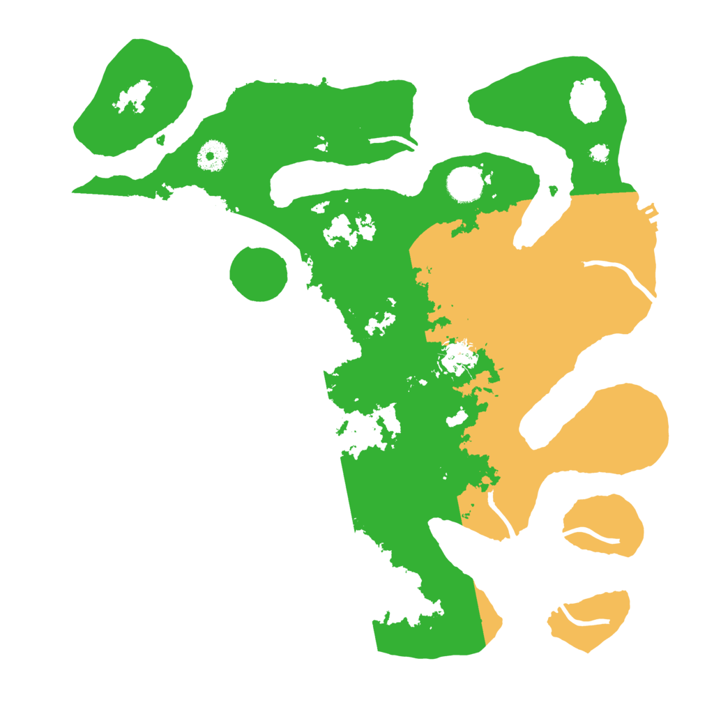 Biome Rust Map: Procedural Map, Size: 3500, Seed: 1407351