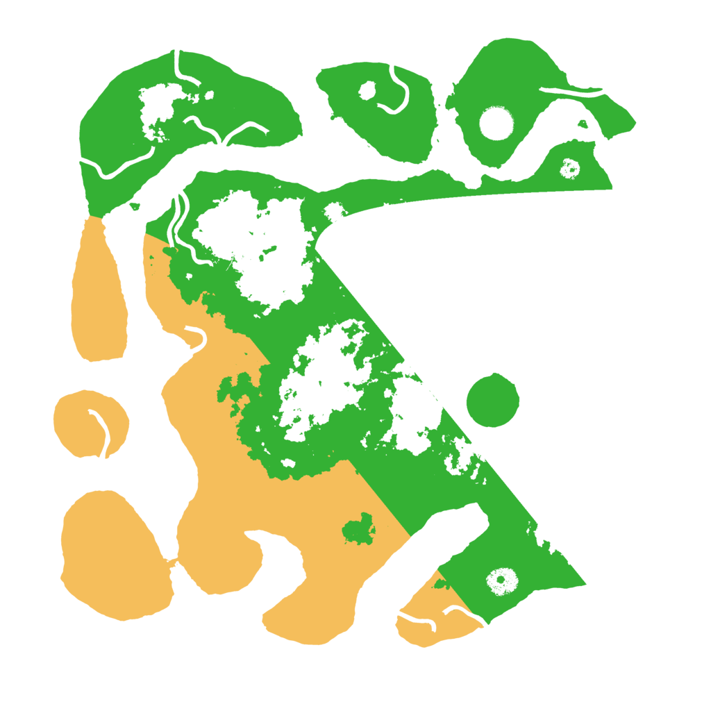 Biome Rust Map: Procedural Map, Size: 3700, Seed: 2065379