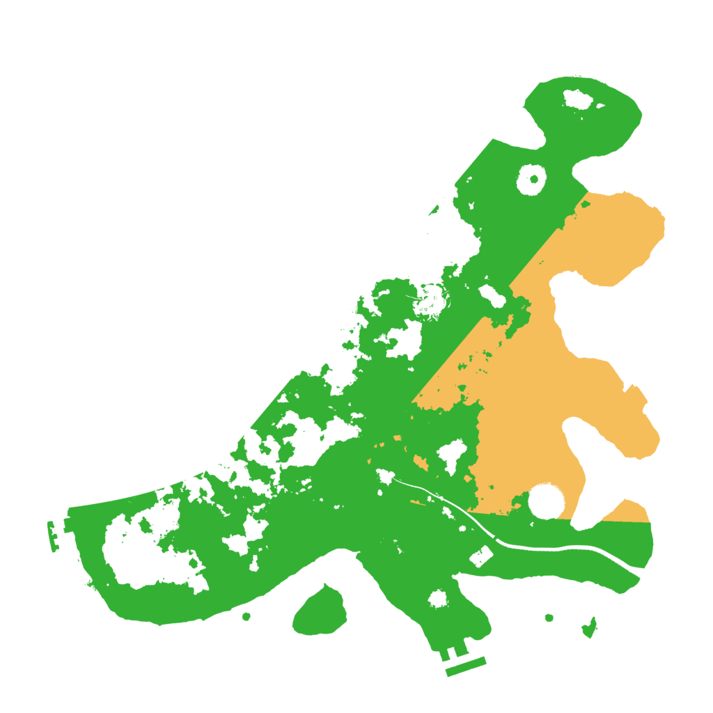 Biome Rust Map: Procedural Map, Size: 3500, Seed: 855161