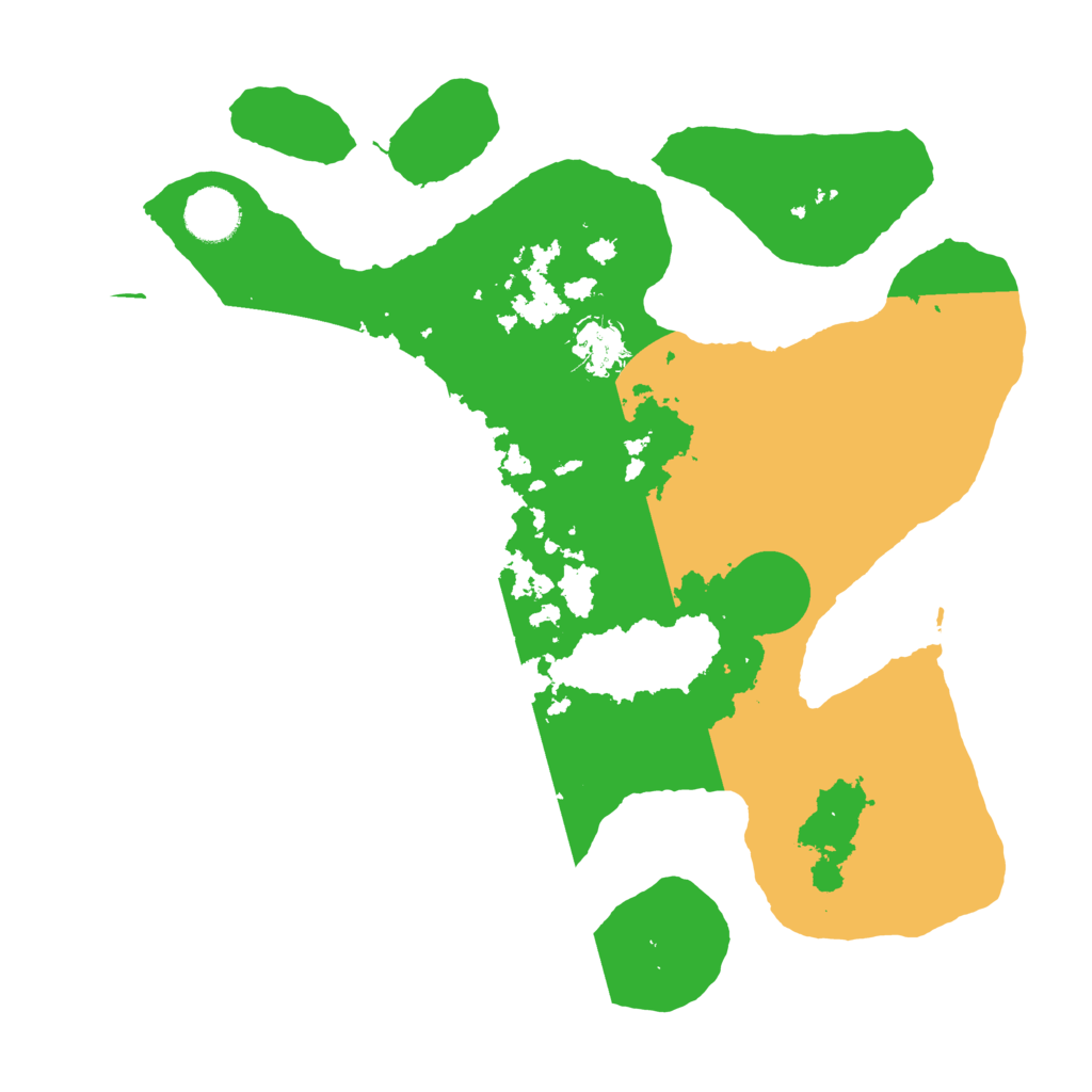 Biome Rust Map: Barren, Size: 3500, Seed: 5565286