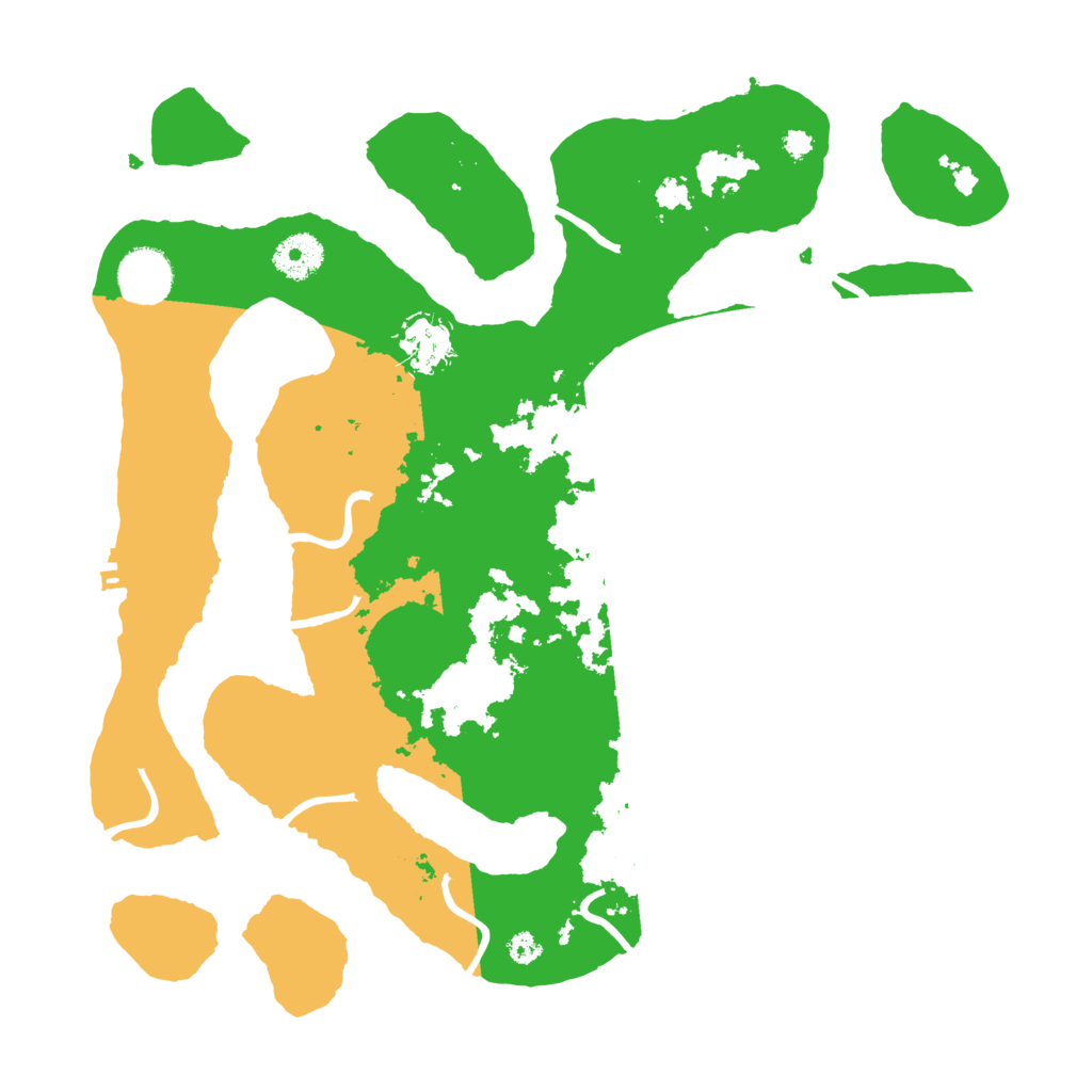 Biome Rust Map: Procedural Map, Size: 3500, Seed: 4735835