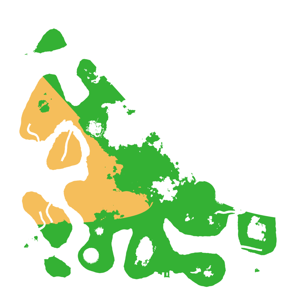 Biome Rust Map: Procedural Map, Size: 3500, Seed: 5977432