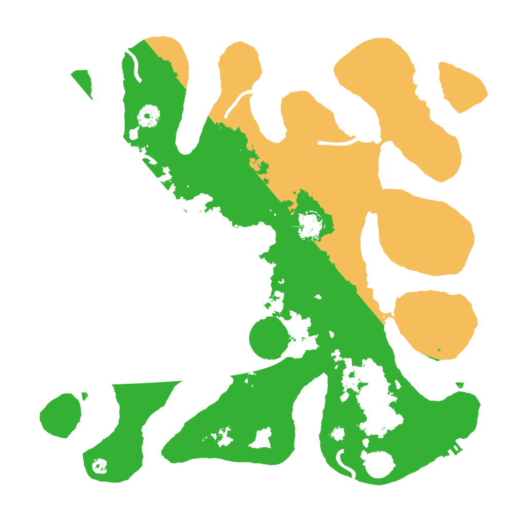 Biome Rust Map: Procedural Map, Size: 3500, Seed: 4243707