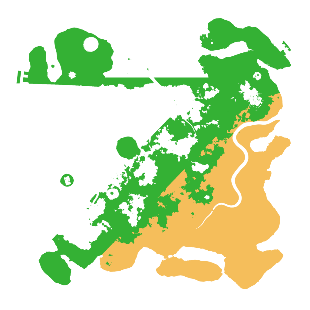 Biome Rust Map: Procedural Map, Size: 3950, Seed: 51768571