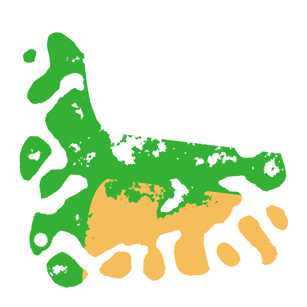 Biome Rust Map: Barren, Size: 4000, Seed: 2147483645