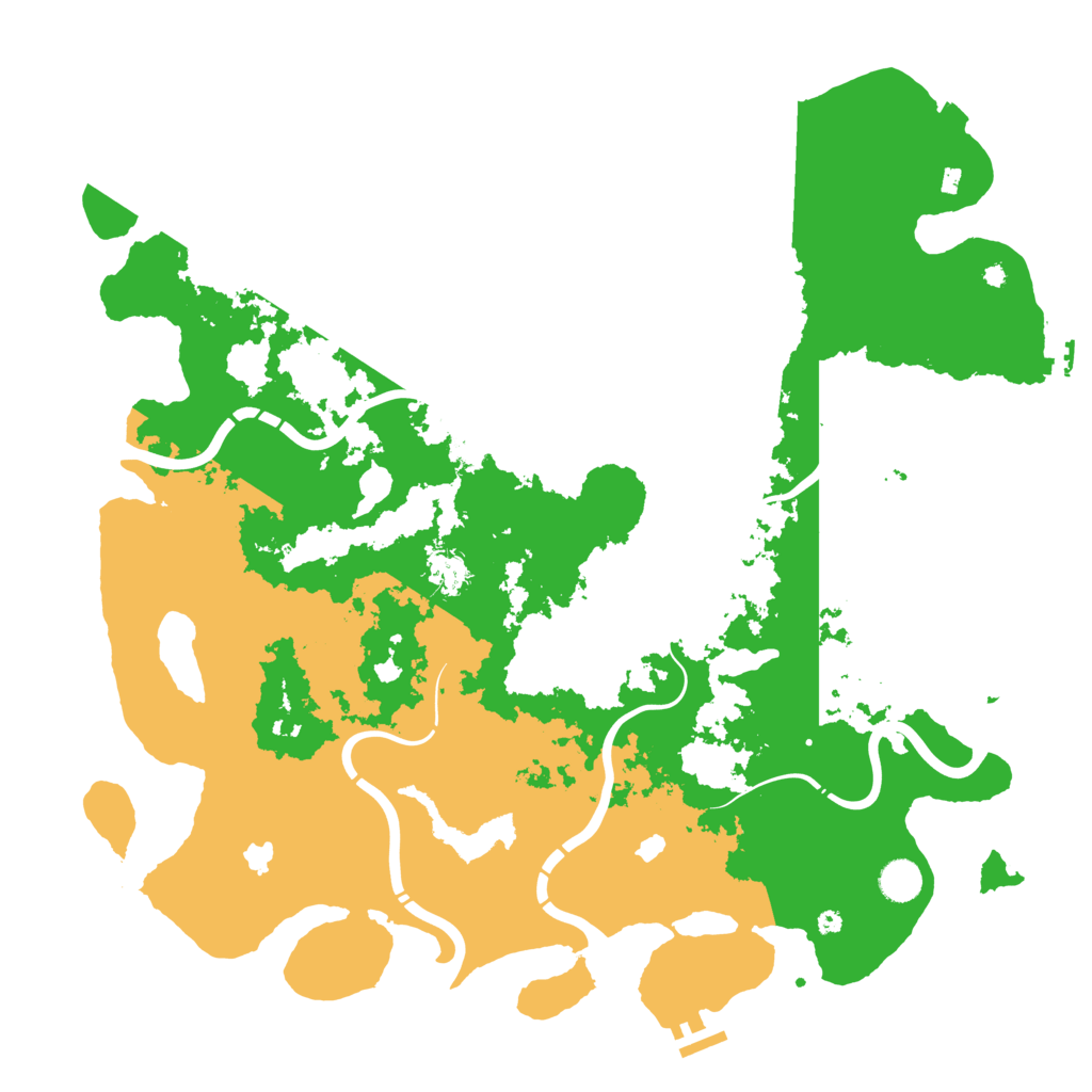 Biome Rust Map: Procedural Map, Size: 4500, Seed: 865103329