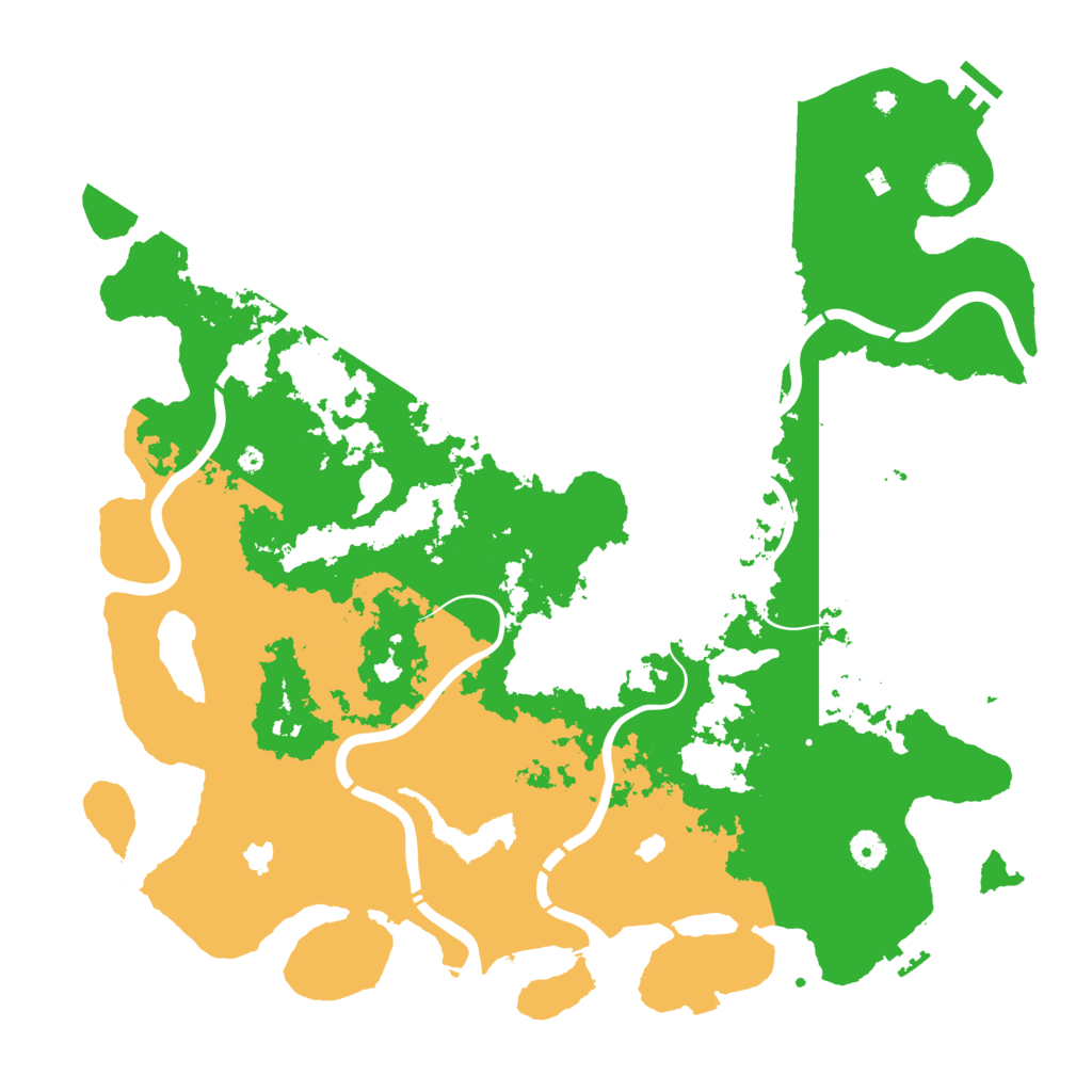Biome Rust Map: Procedural Map, Size: 4500, Seed: 865103329