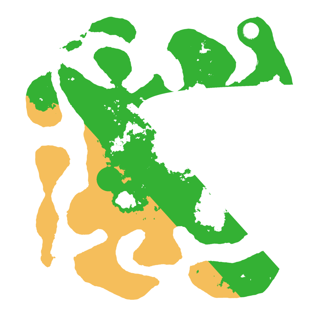 Biome Rust Map: Barren, Size: 3500, Seed: 934307