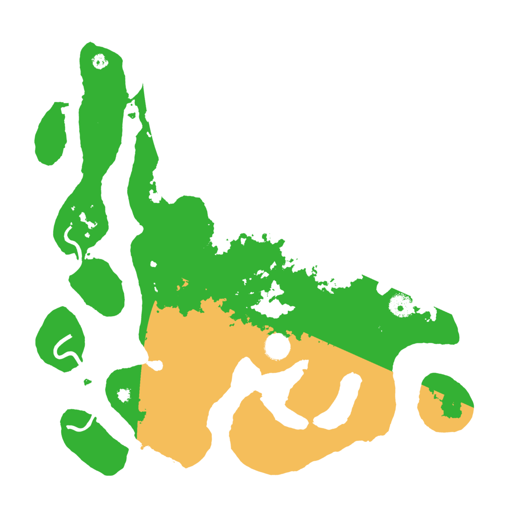 Biome Rust Map: Procedural Map, Size: 3500, Seed: 4122267