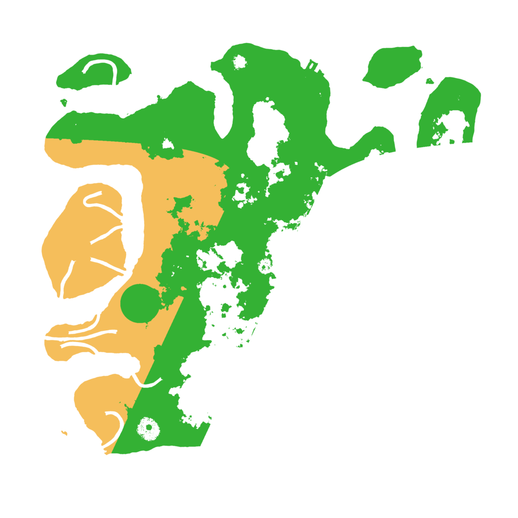 Biome Rust Map: Procedural Map, Size: 3500, Seed: 2388253