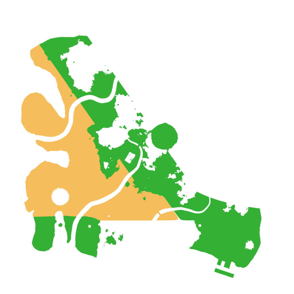 Biome Rust Map: Procedural Map, Size: 3000, Seed: 440555096