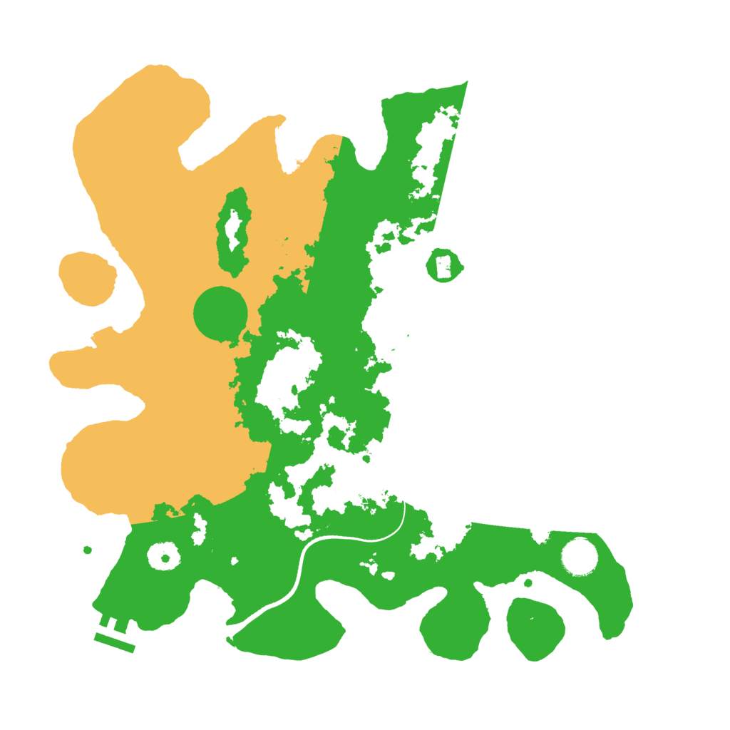 Biome Rust Map: Procedural Map, Size: 3550, Seed: 305823