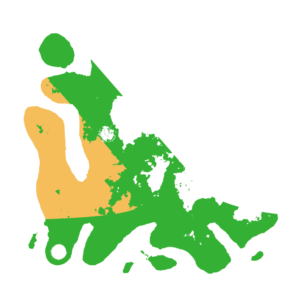 Biome Rust Map: Barren, Size: 3500, Seed: 3752076