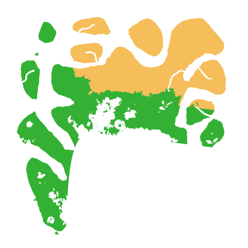 Biome Rust Map: Procedural Map, Size: 3500, Seed: 3050818