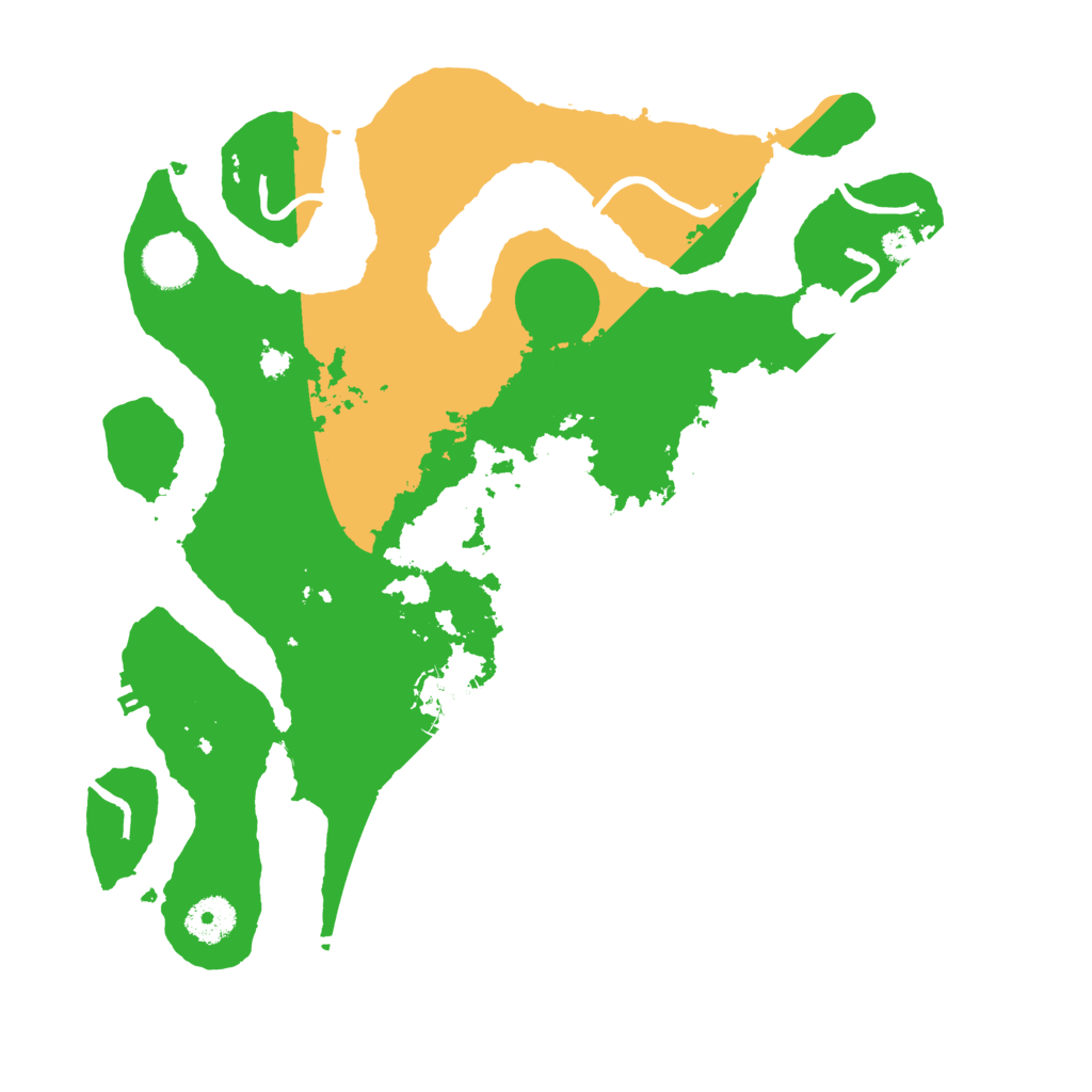 Biome Rust Map: Procedural Map, Size: 3500, Seed: 1649808