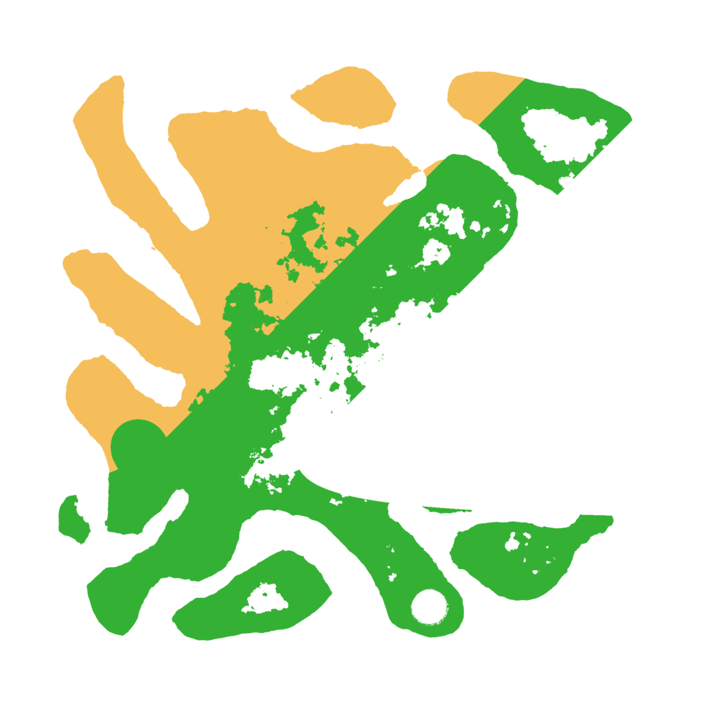 Biome Rust Map: Barren, Size: 3500, Seed: 4860376