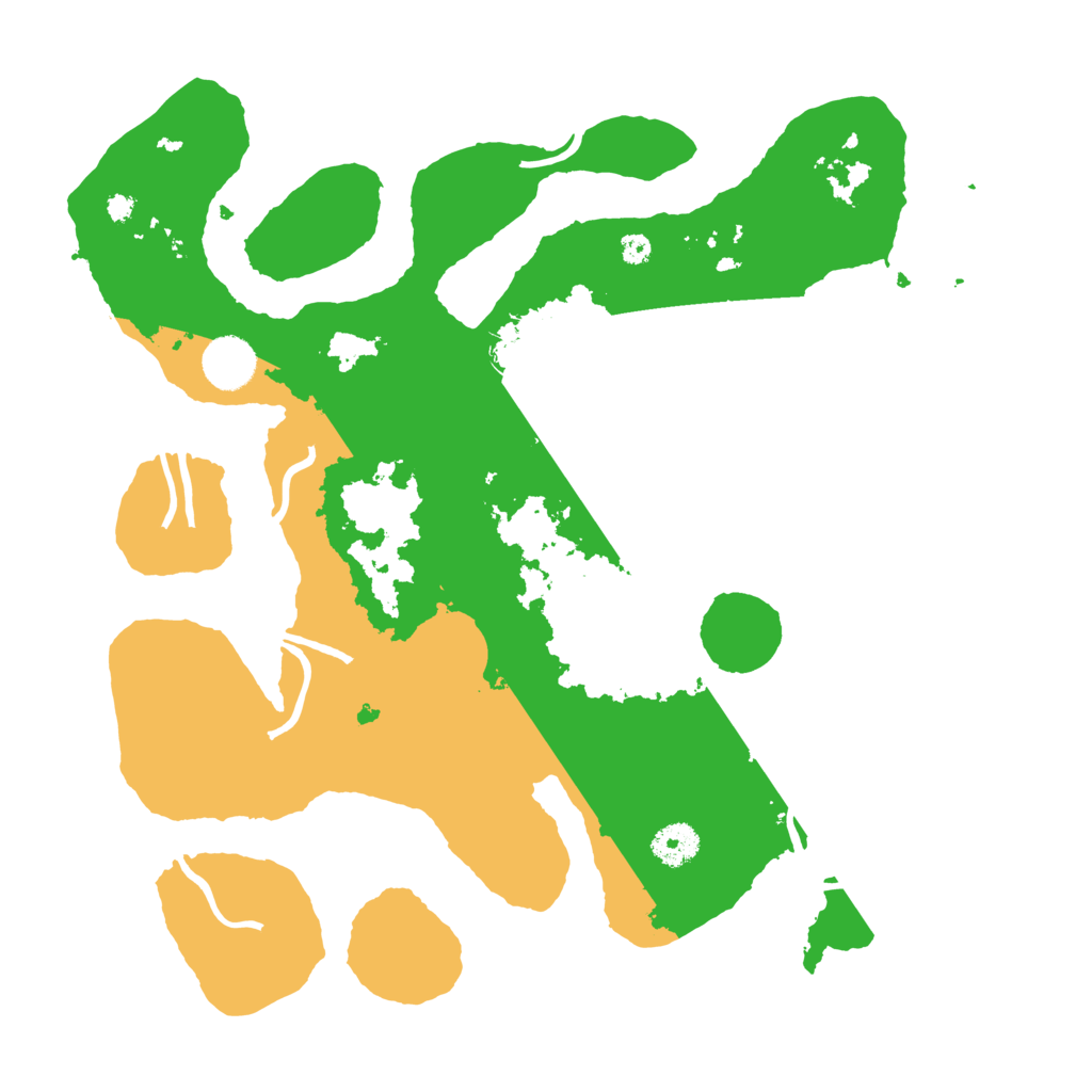 Biome Rust Map: Procedural Map, Size: 3700, Seed: 4569442