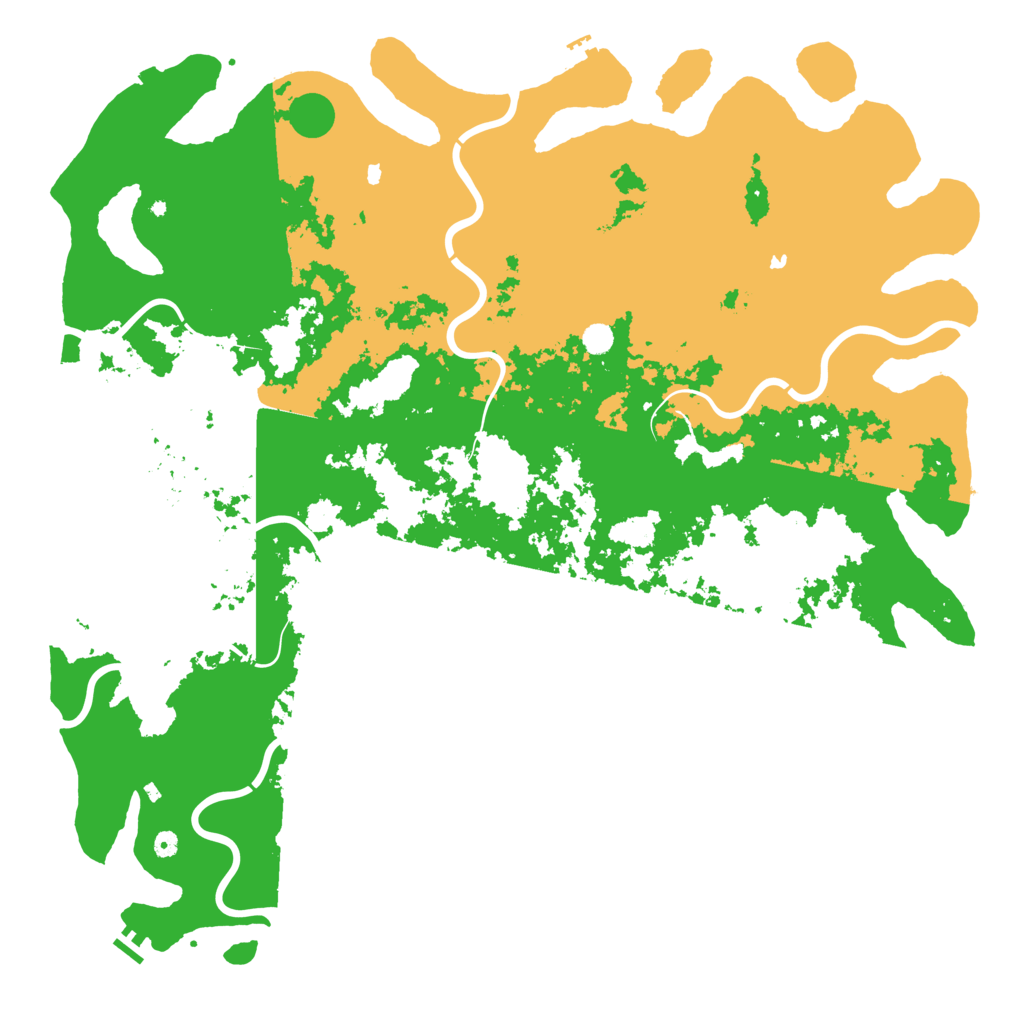 Biome Rust Map: Procedural Map, Size: 6000, Seed: 311454