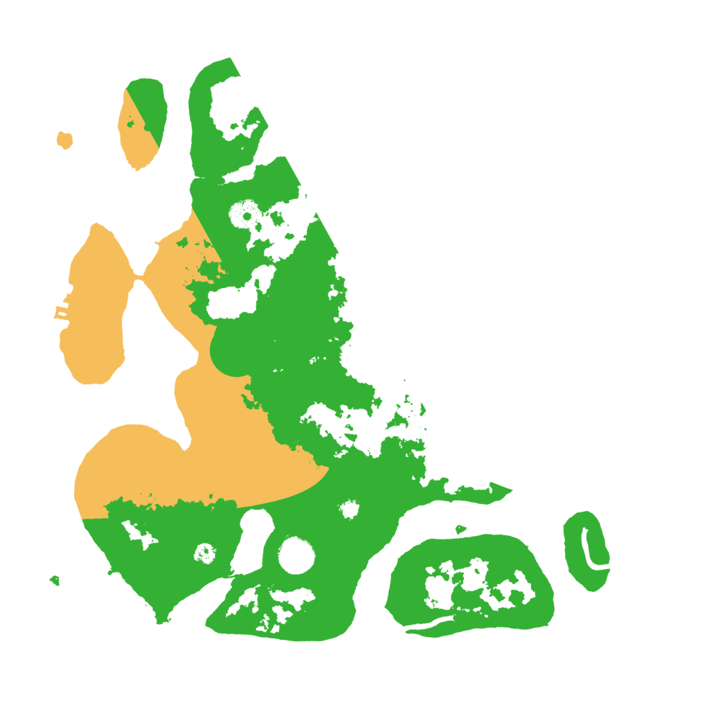 Biome Rust Map: Procedural Map, Size: 3500, Seed: 4336848