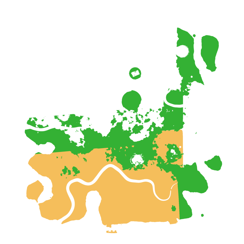 Biome Rust Map: Procedural Map, Size: 3500, Seed: 1539078187