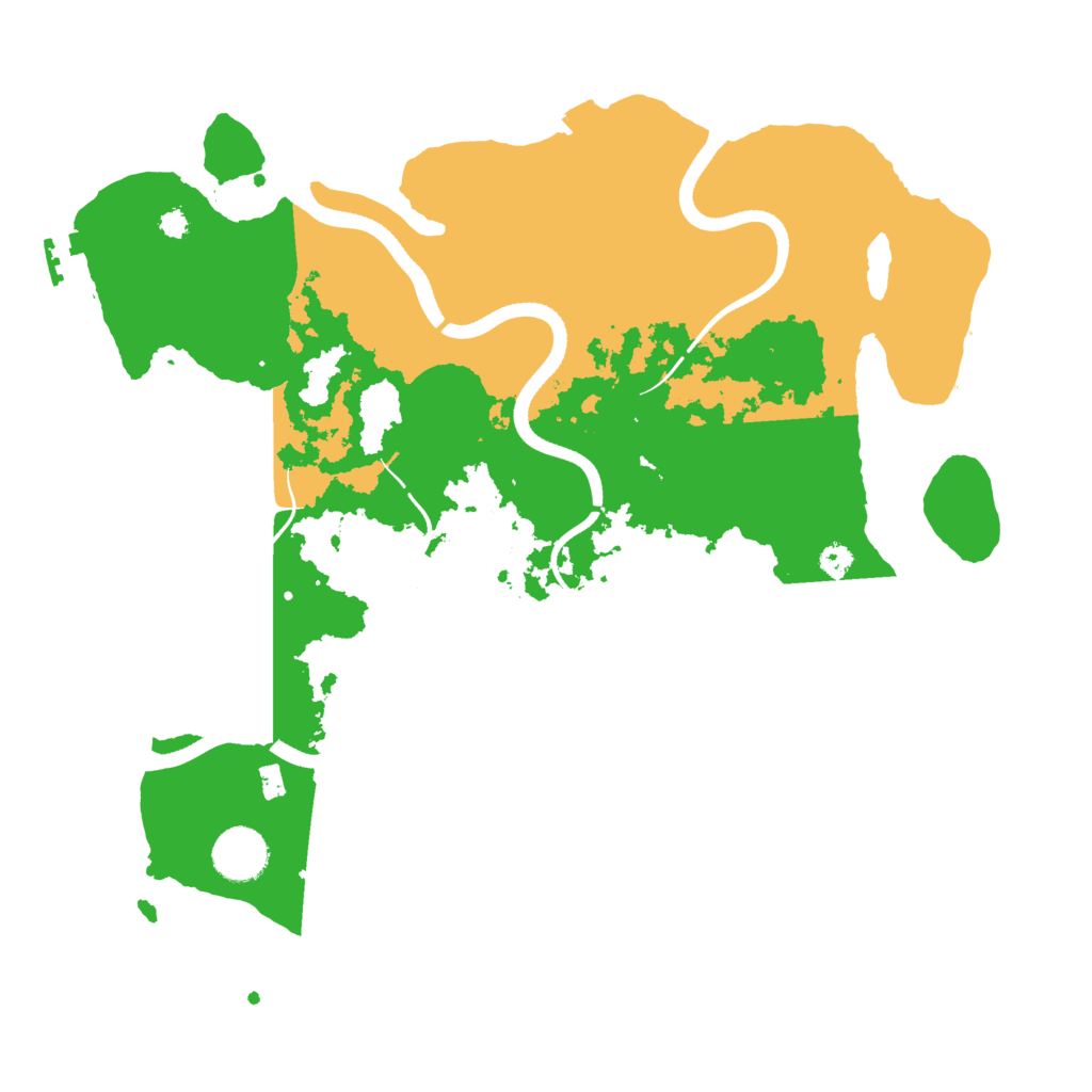 Biome Rust Map: Procedural Map, Size: 3500, Seed: 1617059