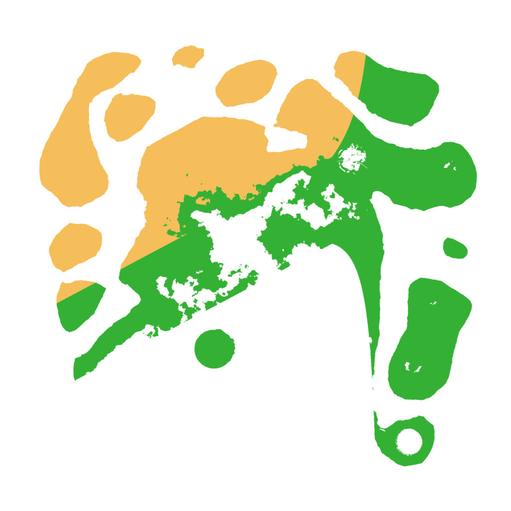 Biome Rust Map: Barren, Size: 3500, Seed: 5797394