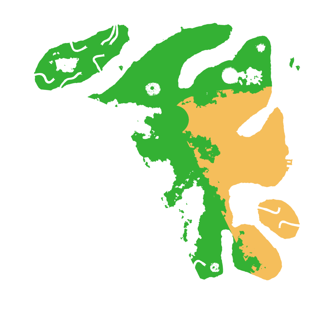 Biome Rust Map: Procedural Map, Size: 3500, Seed: 4489459