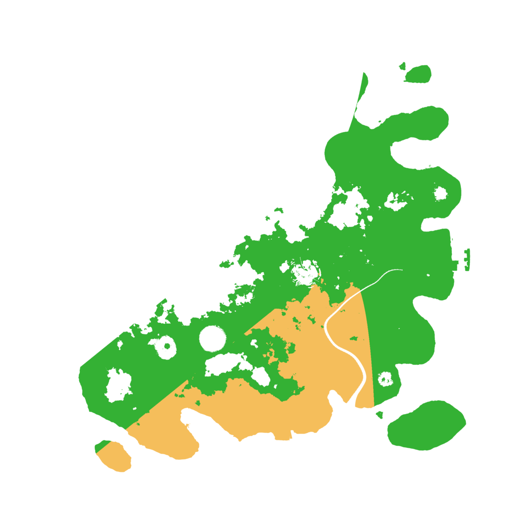 Biome Rust Map: Procedural Map, Size: 3500, Seed: 1320370