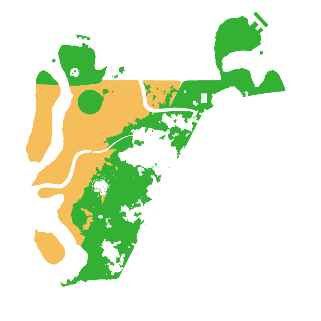 Biome Rust Map: Procedural Map, Size: 3500, Seed: 3356163