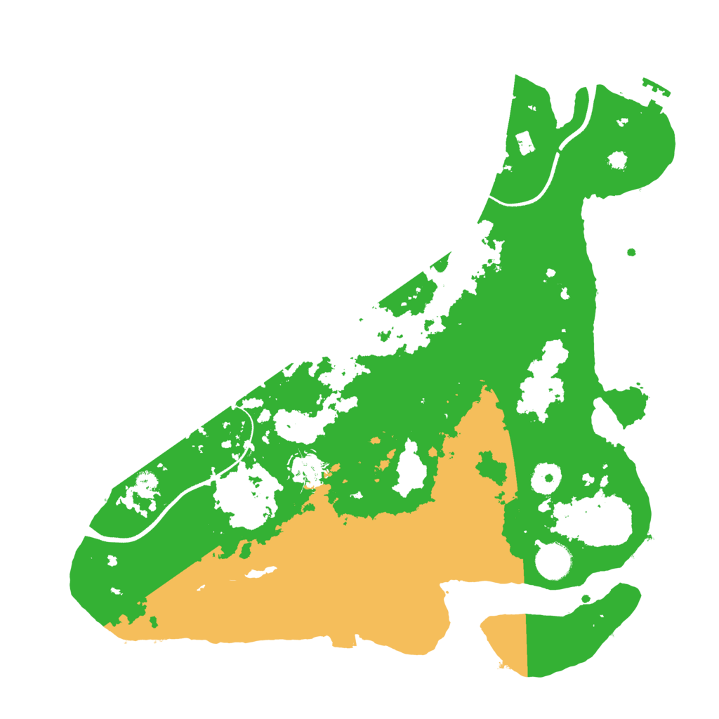 Biome Rust Map: Procedural Map, Size: 3500, Seed: 5302403