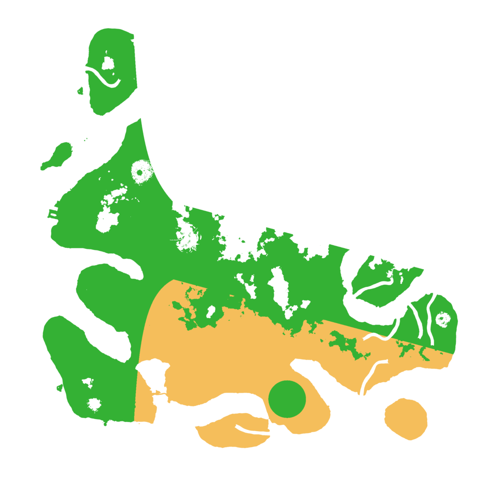 Biome Rust Map: Procedural Map, Size: 3500, Seed: 4026718