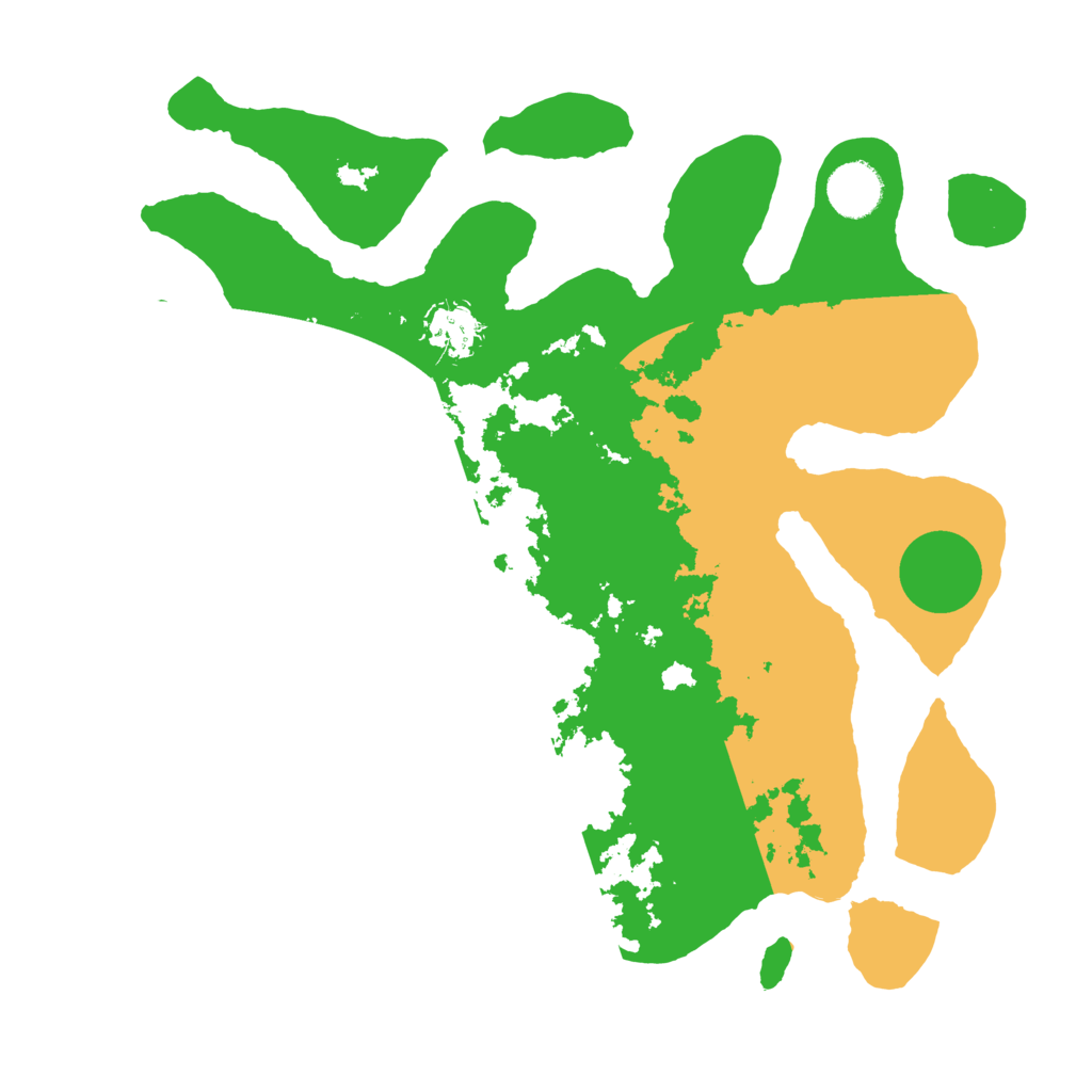 Biome Rust Map: Barren, Size: 3500, Seed: 4164617