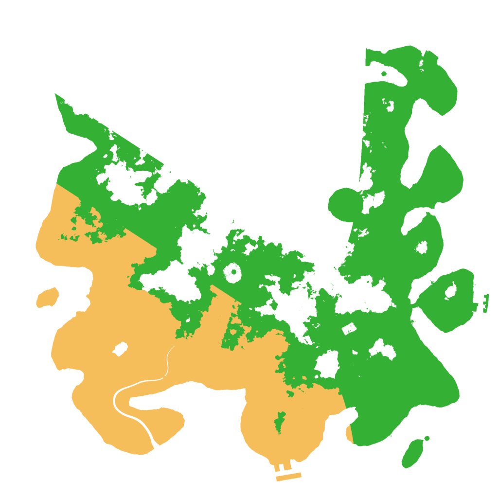 Biome Rust Map: Procedural Map, Size: 4000, Seed: 791060