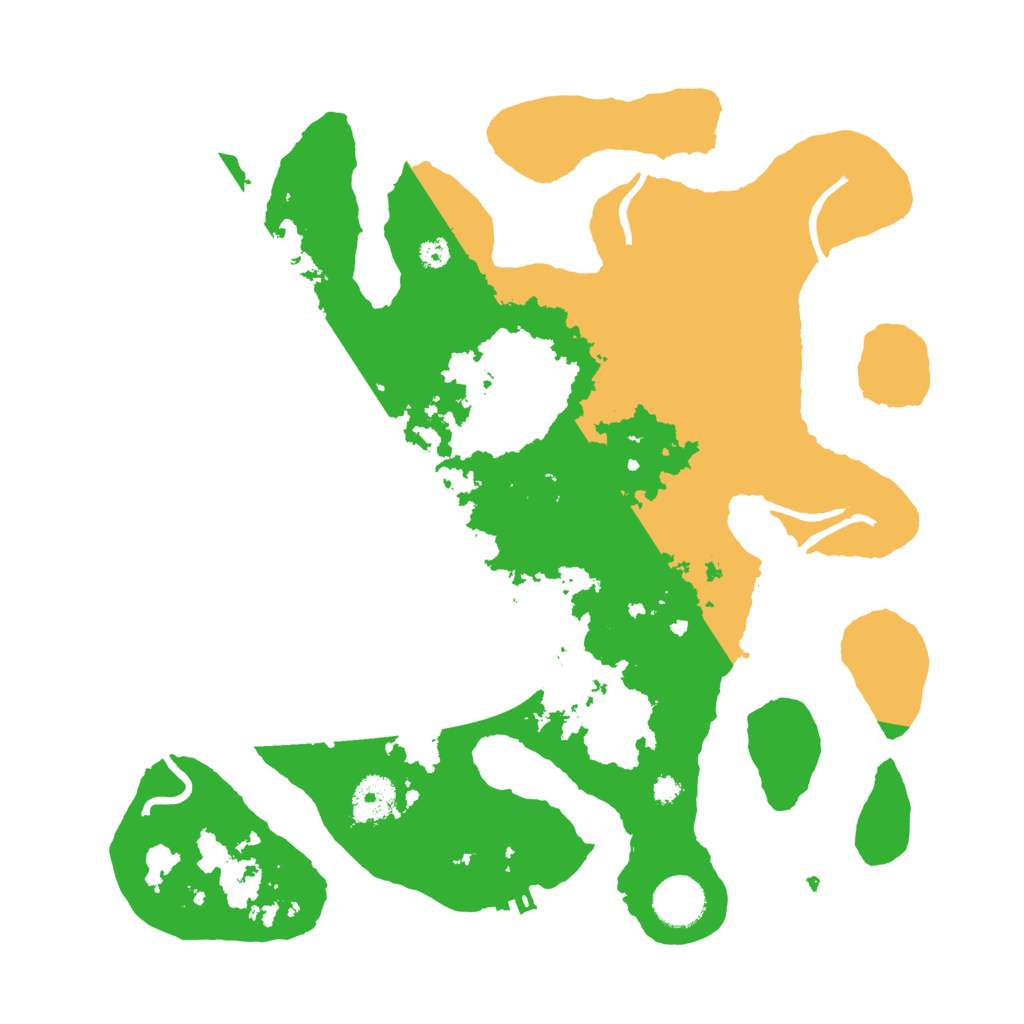 Biome Rust Map: Procedural Map, Size: 3500, Seed: 4405682