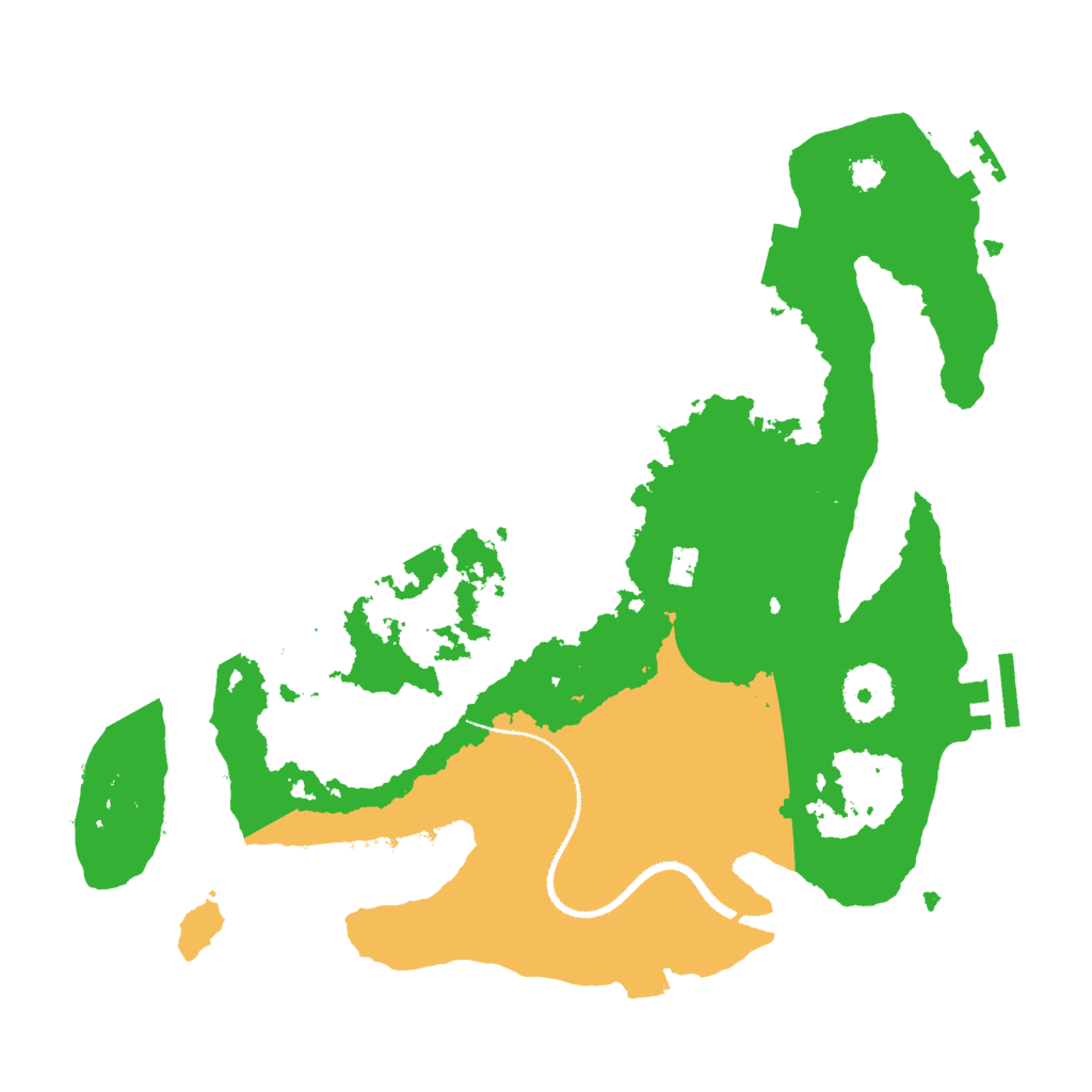 Biome Rust Map: Procedural Map, Size: 3000, Seed: 802649949