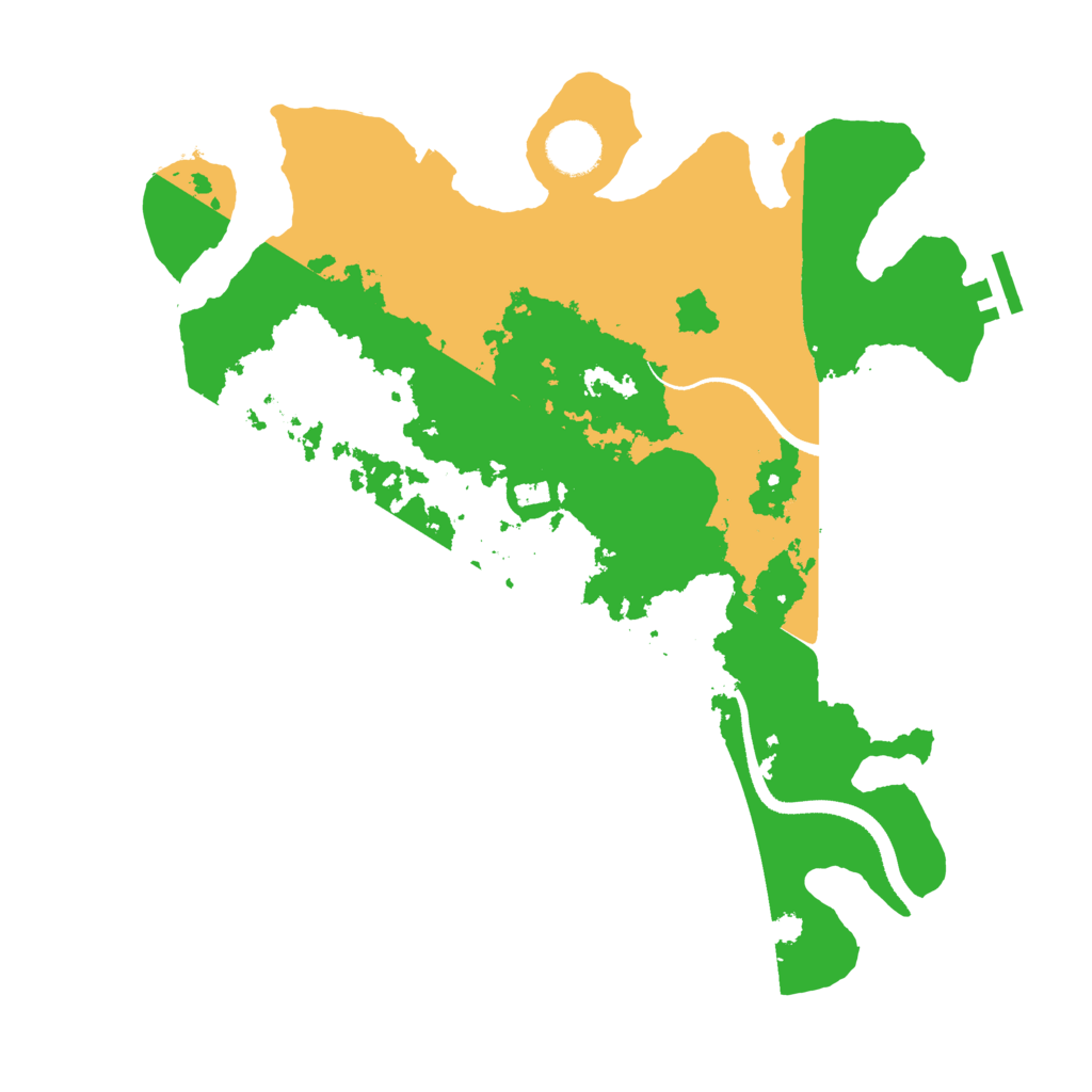 Biome Rust Map: Procedural Map, Size: 3500, Seed: 1189016900
