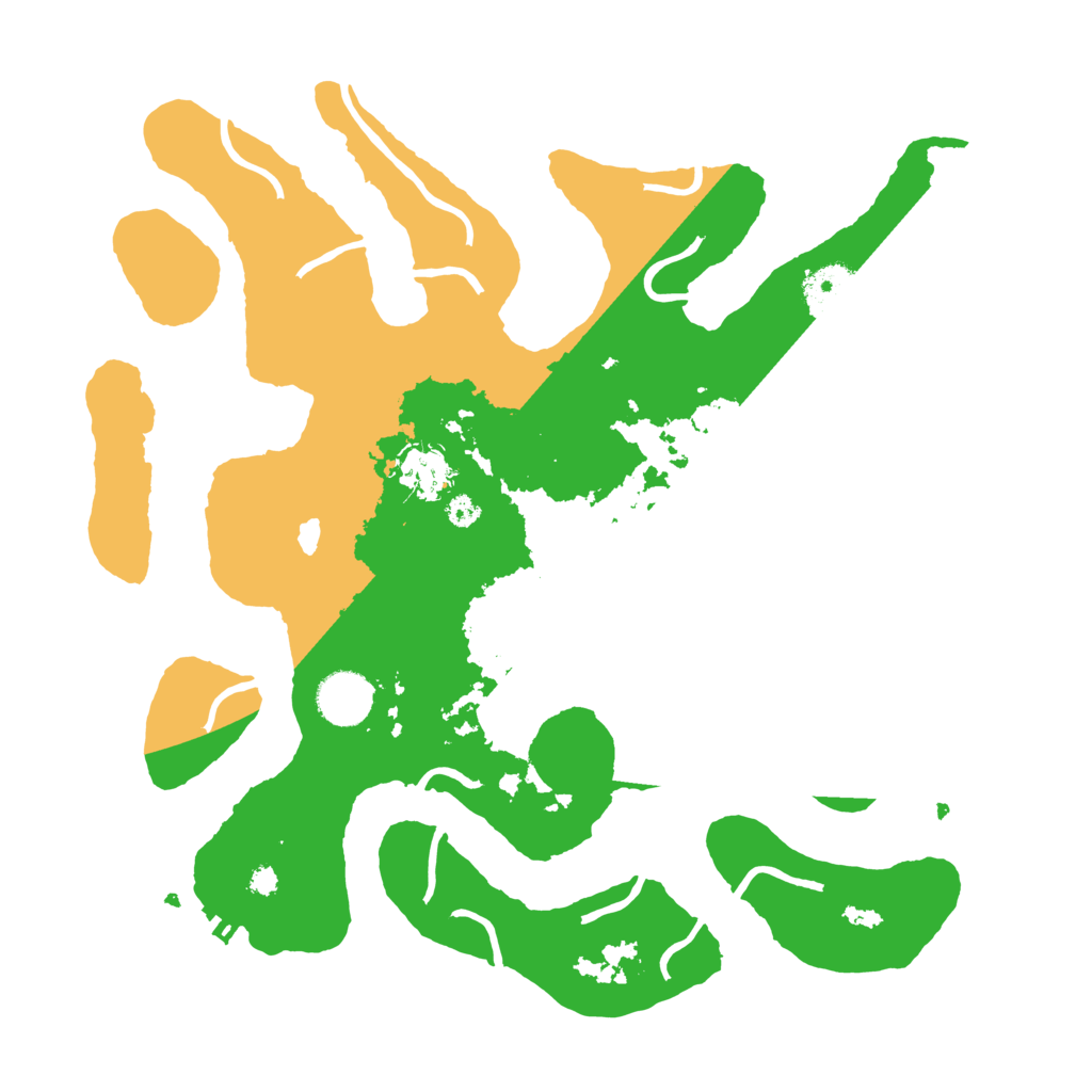 Biome Rust Map: Procedural Map, Size: 3500, Seed: 4239739