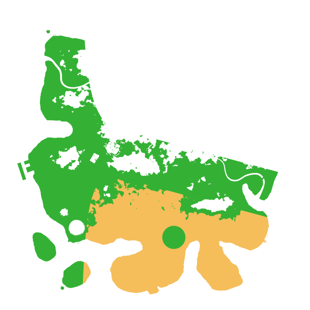 Biome Rust Map: Procedural Map, Size: 3550, Seed: 783355