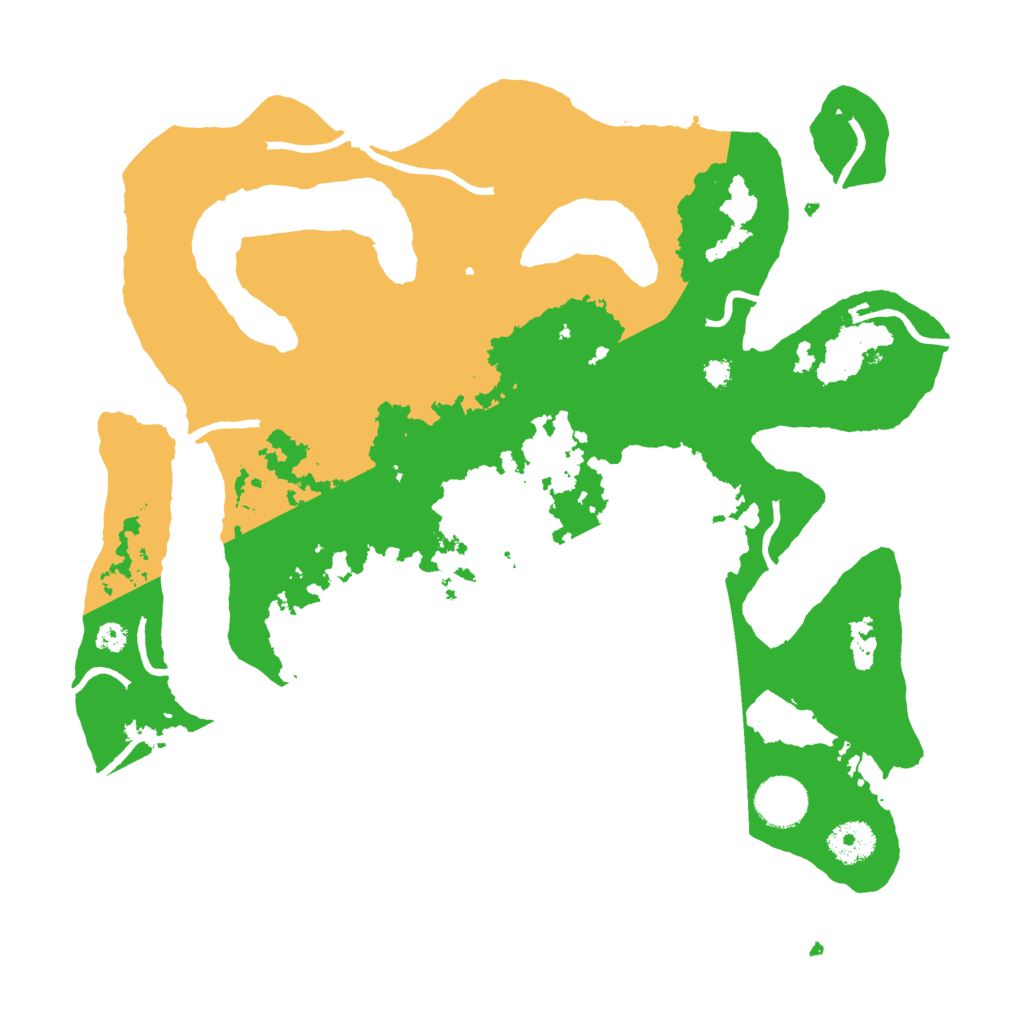 Biome Rust Map: Procedural Map, Size: 3500, Seed: 469769306